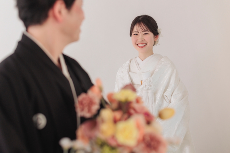 お持ち込みのブーケ