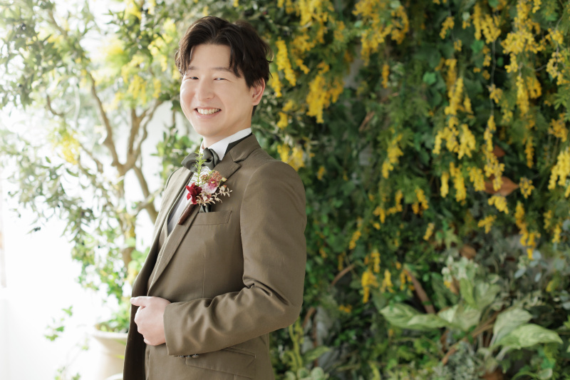 新郎様ソロカット