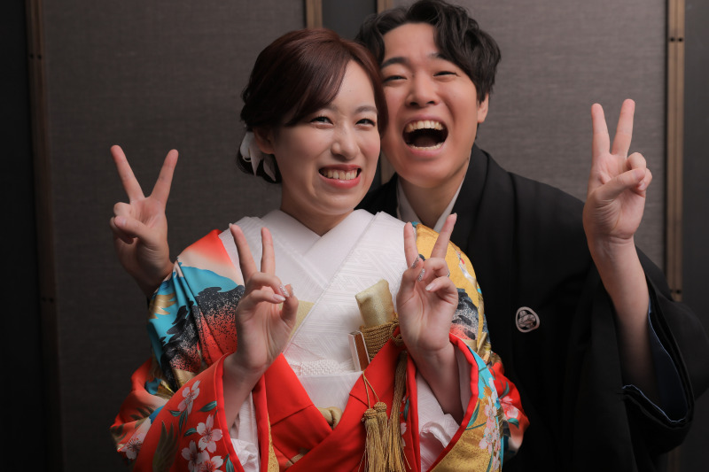 ラストはピースで!