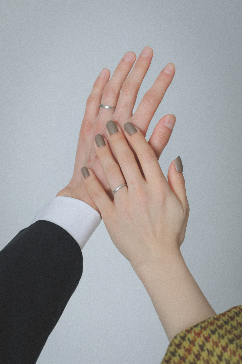 手元のショットも