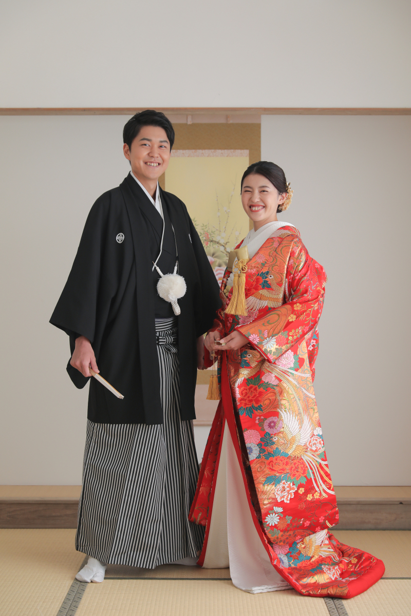 かっちりした立ち姿