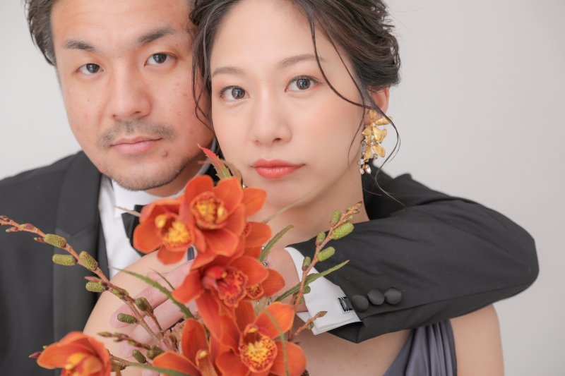 ブーケはご持参してくれました!