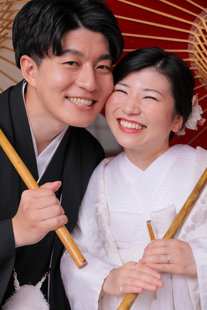 新郎様も参加　素敵な笑顔