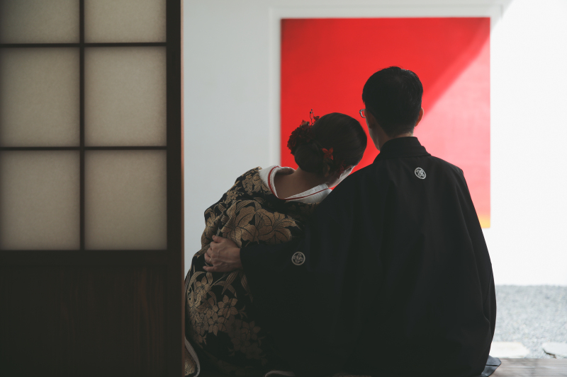 後ろ姿のお写真も