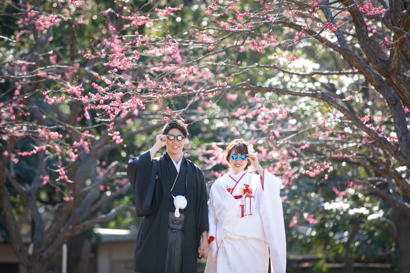 梅の花が咲いてました♡