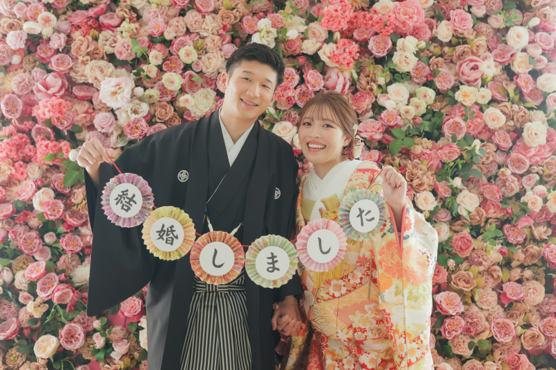 お持ち込みのお小物を使って