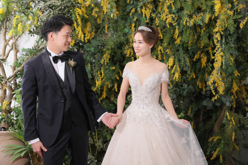 エスコートしながら