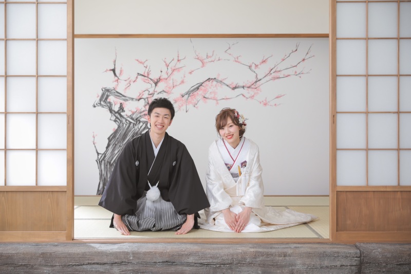 和装を室内で撮るならこの時間割◎