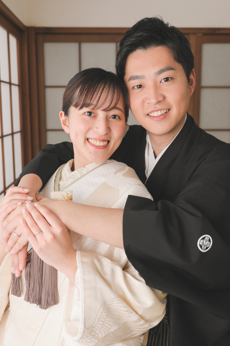 後ろからぎゅっと