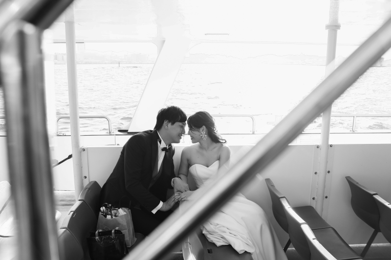 フェリーの上でもしっかり撮影