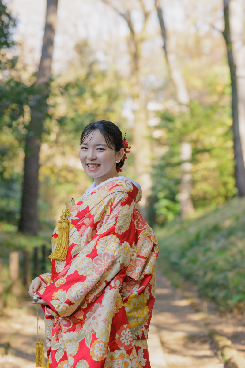 ご新婦様のソロカット。