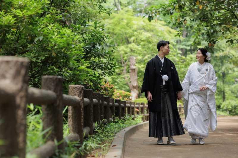 緑あふれる場所で