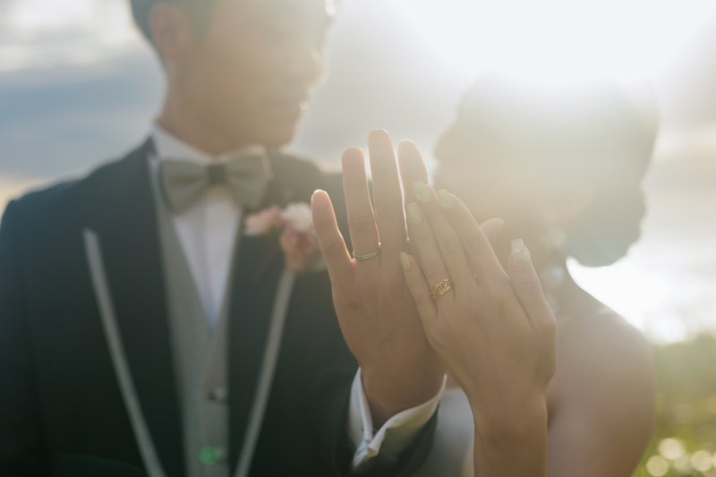 大切な指輪と一緒に