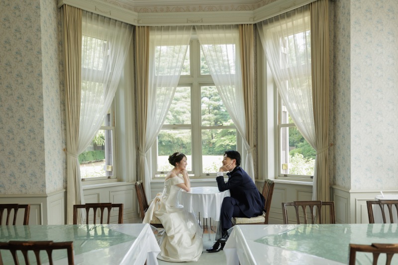 洋装は旧古河邸で撮影をされました！