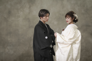 凛とした和装スタジオ撮影