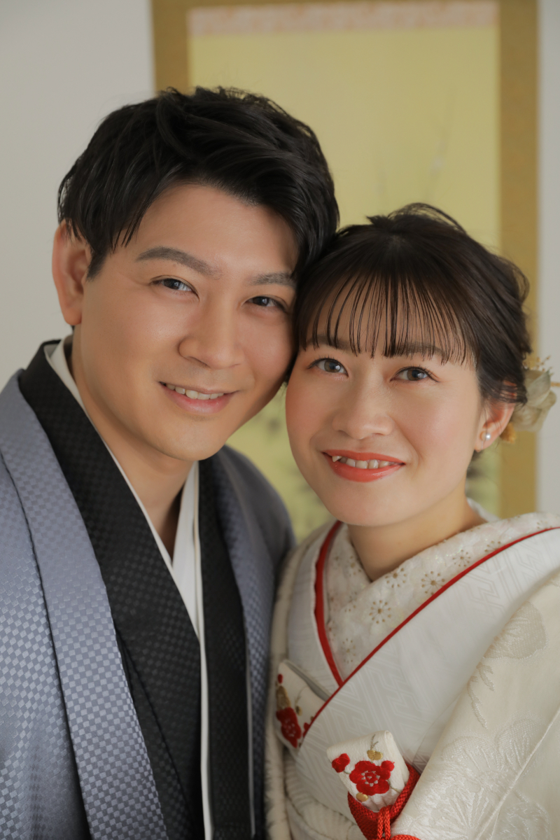 お二人の笑顔