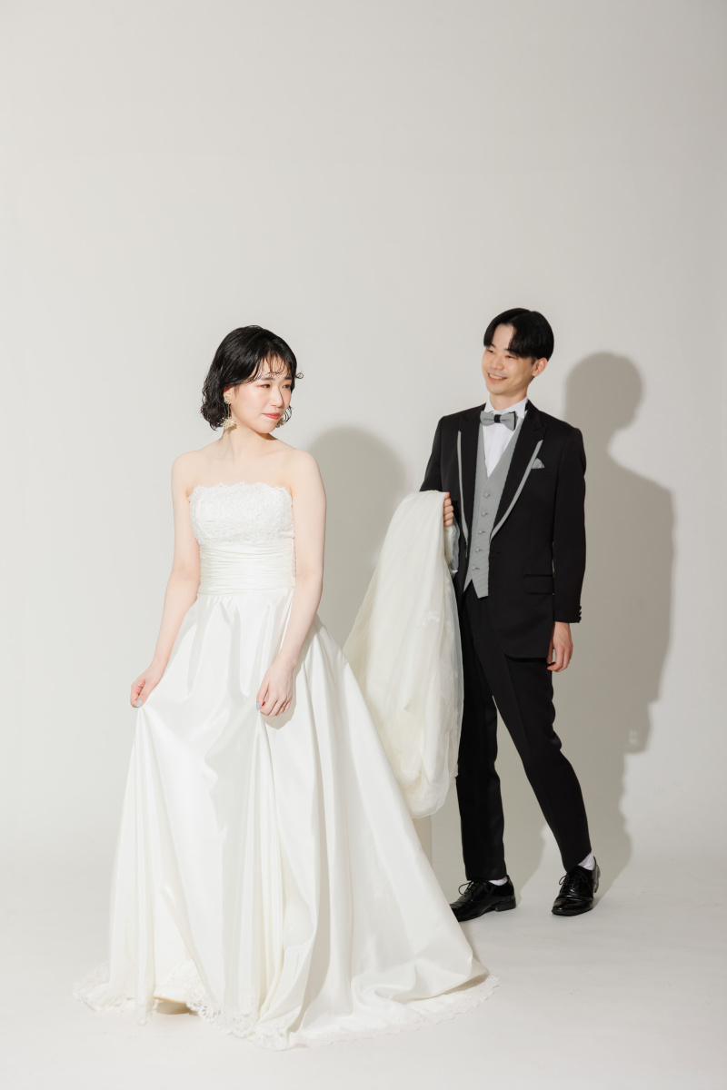 新婦様をエスコートして