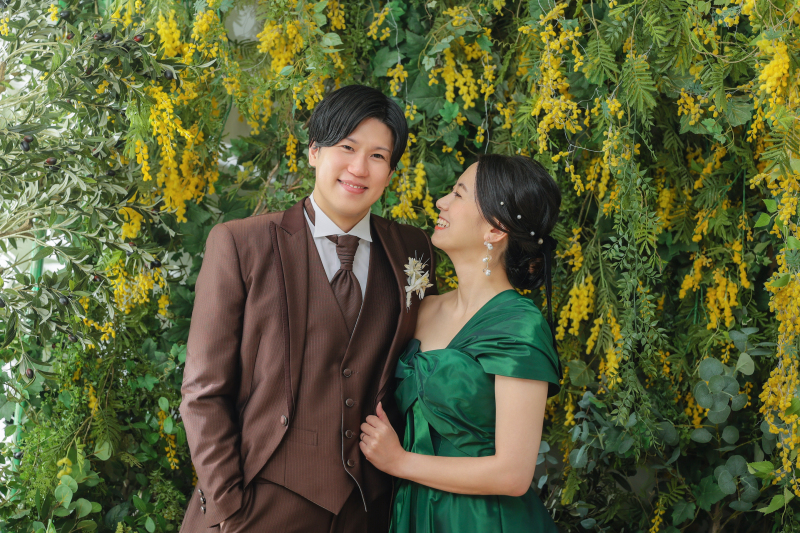 カラードレス✖️ミモザ