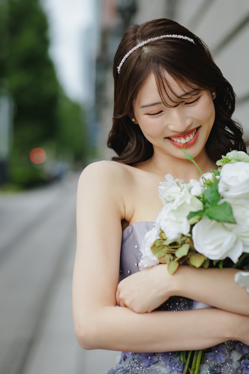 ブーケをもらいました