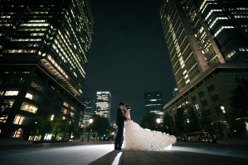 都会の真ん中で