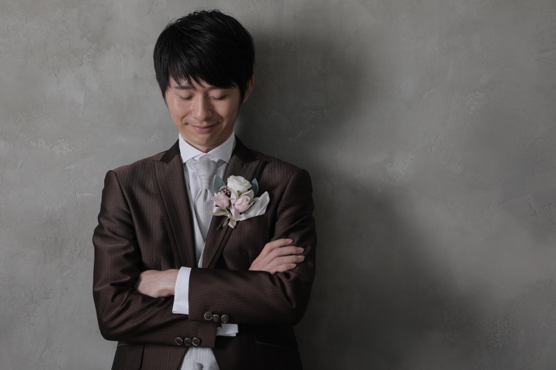 うつむきショット