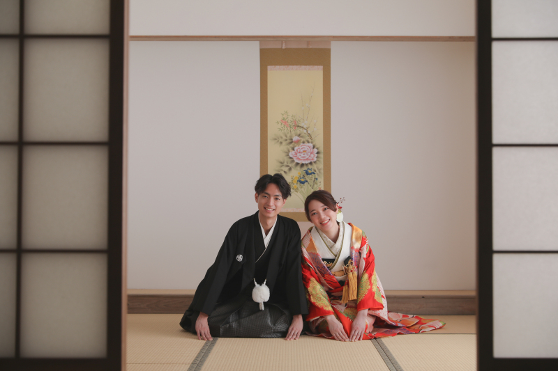 定番お辞儀ショット