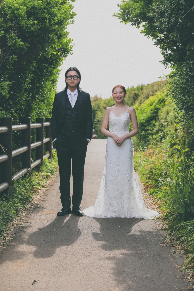 まずは緑を背景に・・