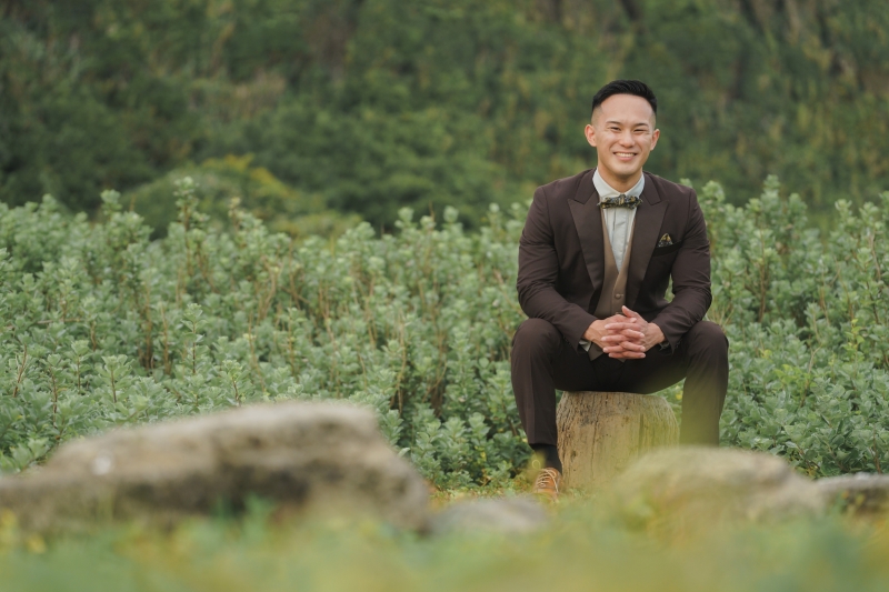 新郎様のソロカット。