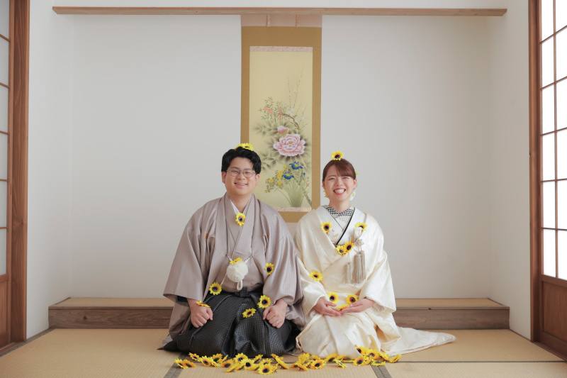 和装でもひまわり