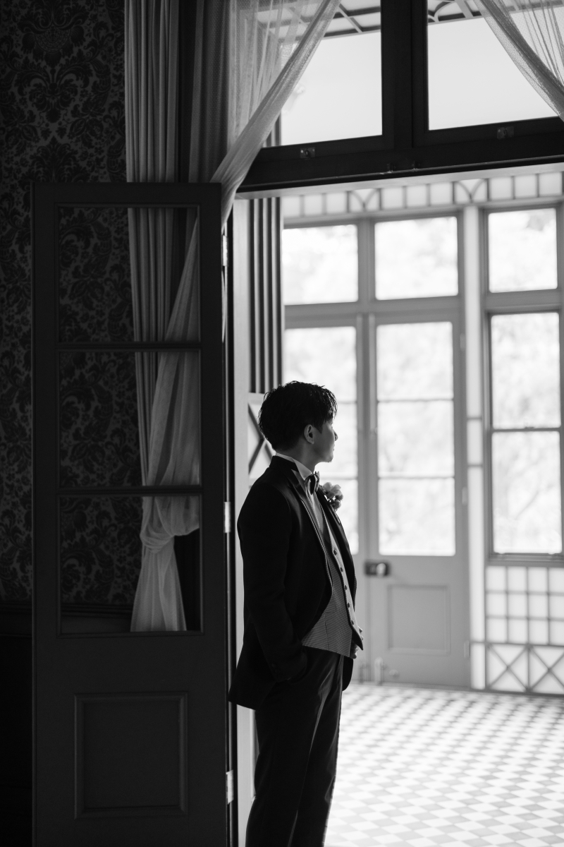 新郎様のソロカットも