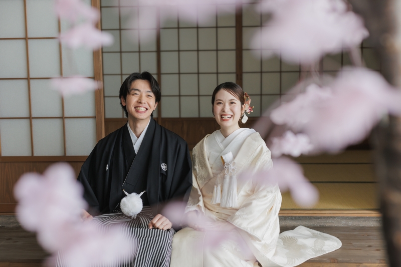 屋内庭園スタジオで