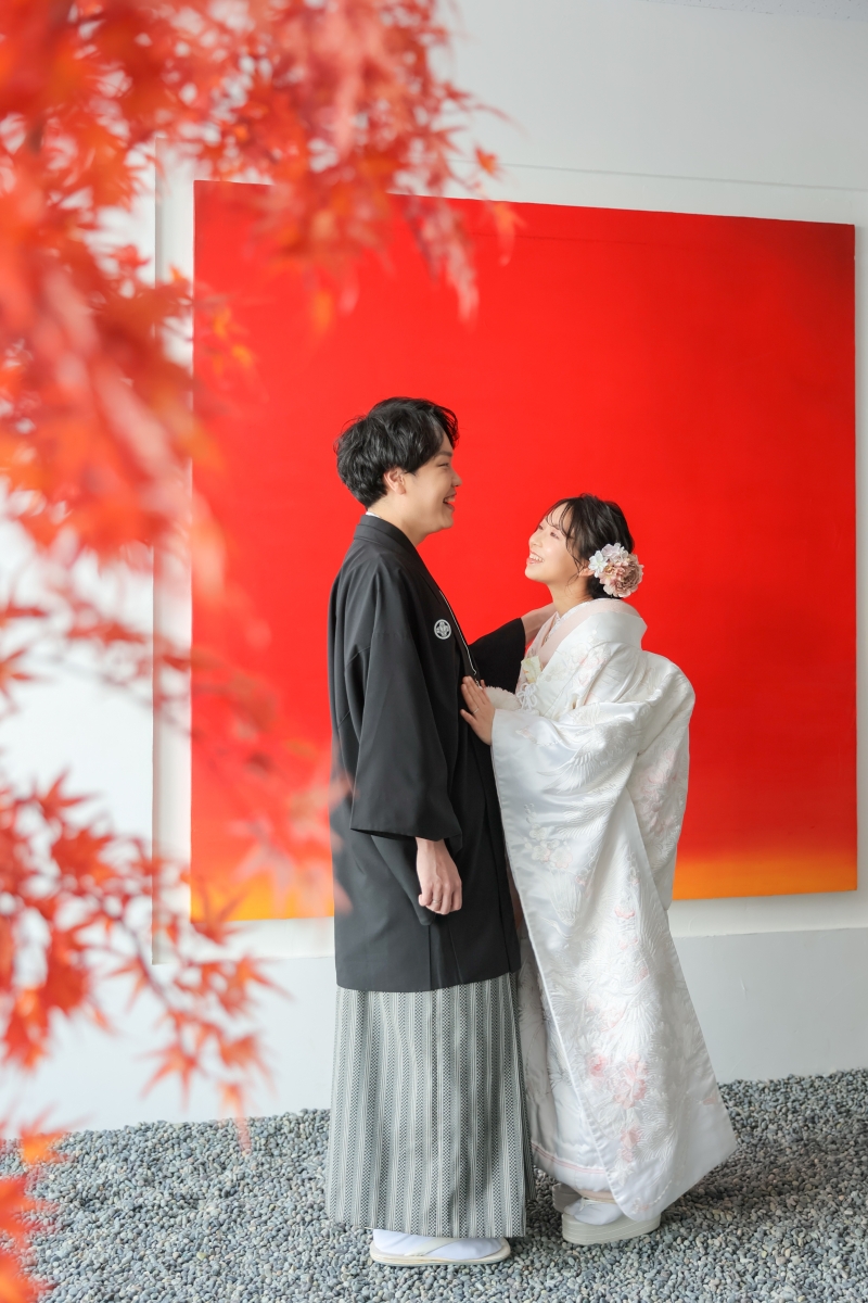 白無垢が引き立つ