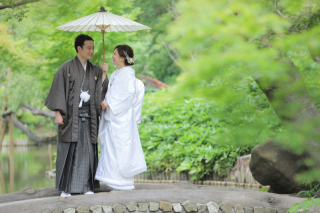 しっとりと美しい和庭園で