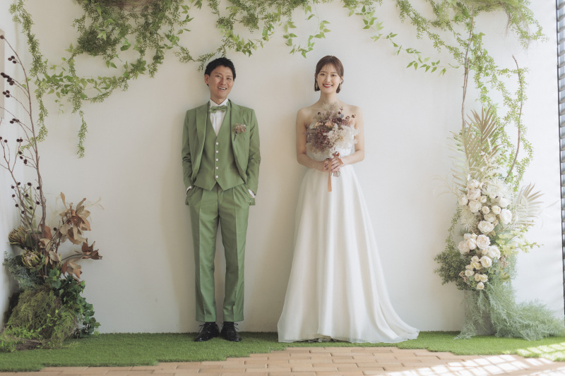 2着目にはウエディングドレスで