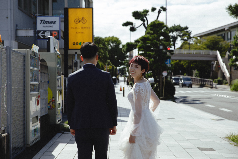 楽しそうな新婦さん