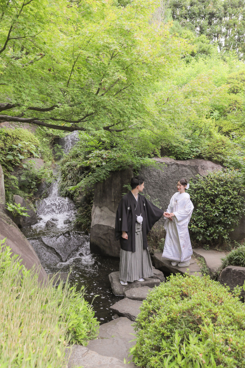 滝が見えるスポットも