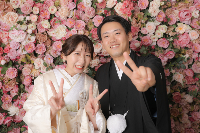 ラストはピースで!