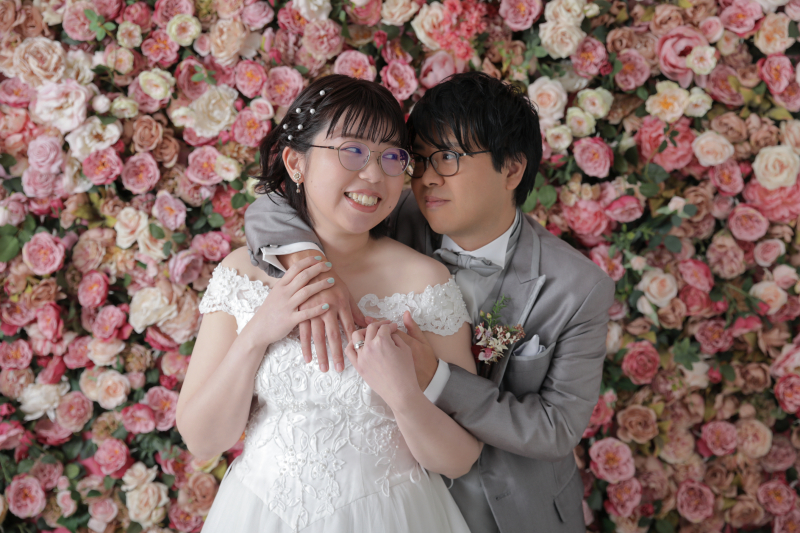 見つめ合うお二人