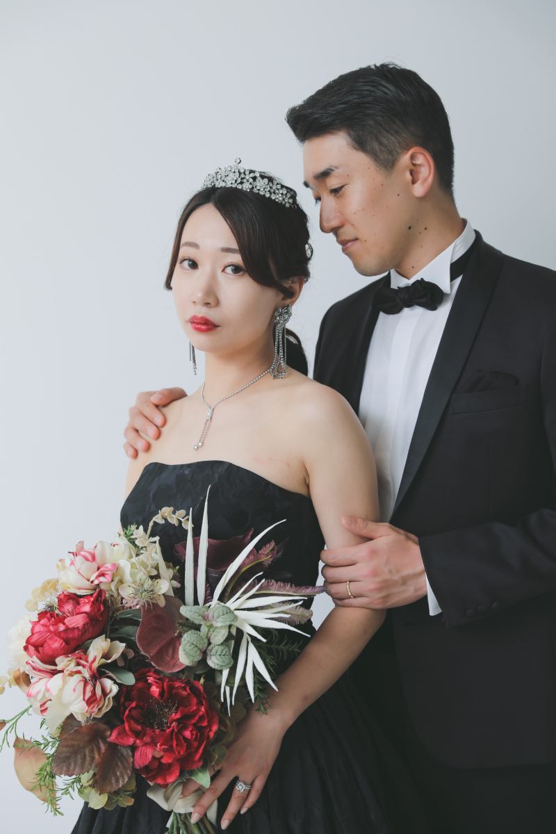 華やかなブーケと