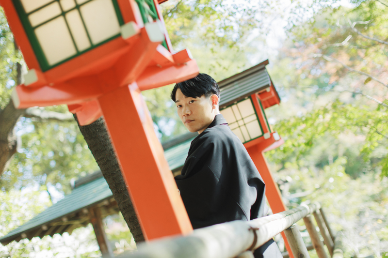 新郎様ソロカット。