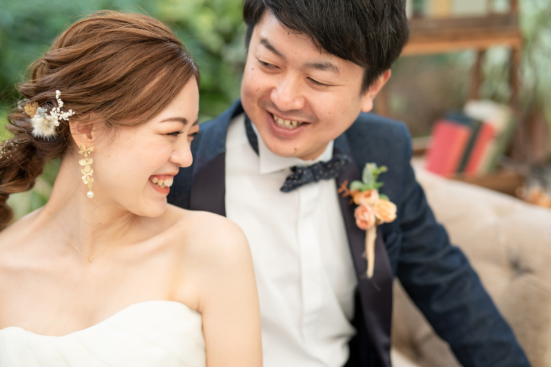 幸せそうな表情