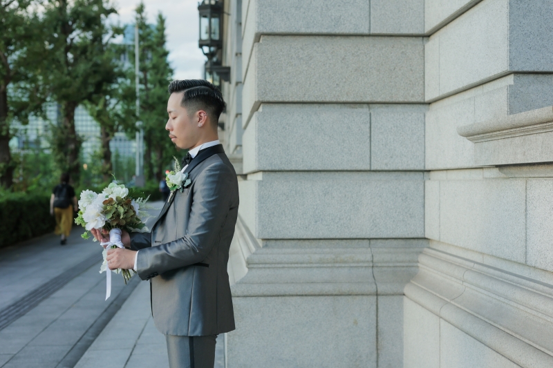 ご新郎様ソロショット