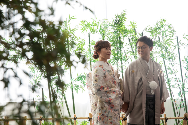 ここからは屋内庭園で