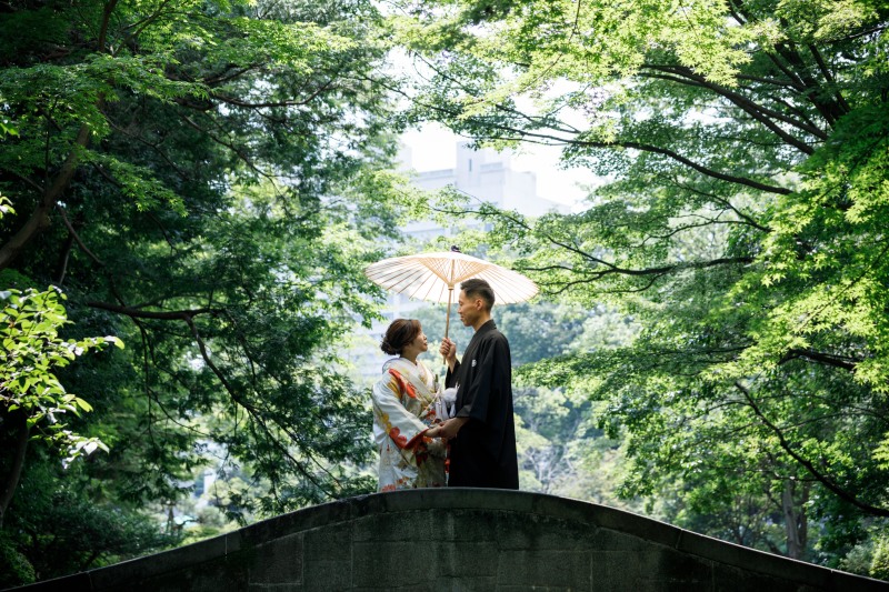 緑いっぱい！有栖川宮記念公園ロケーション