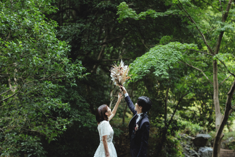 ブーケを使って