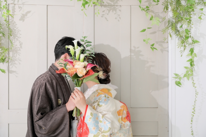 お顔を隠しておしゃれに