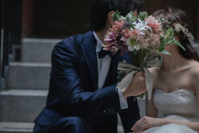 ブーケを使って♡