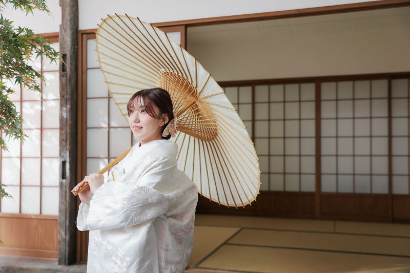 ご新婦様のソロカット。