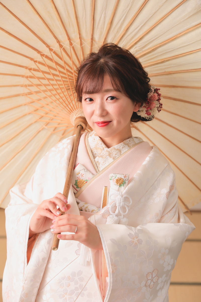 とってもピンクが似合うご新婦様