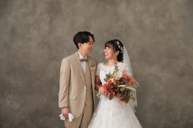 おふたりでお顔を見合わせて